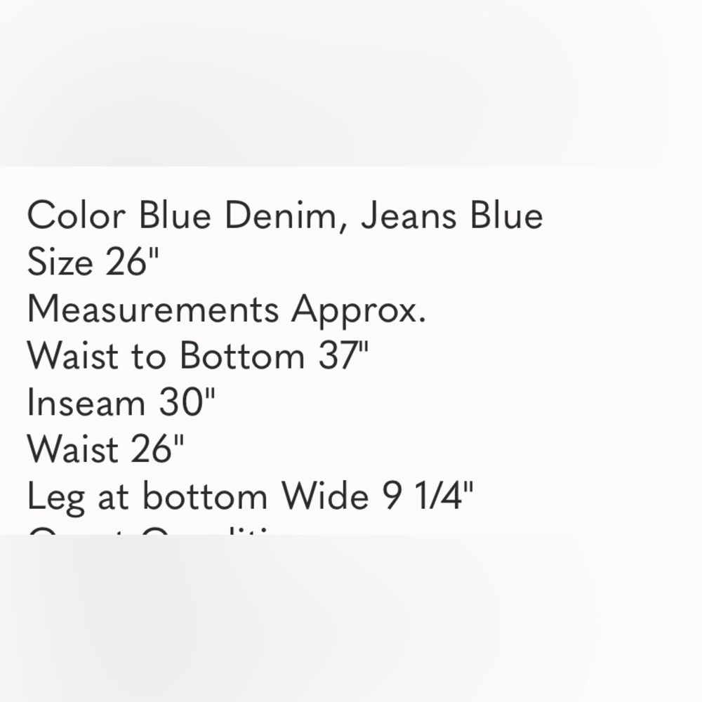 Guess Charlie Ultra Flare Dark Blue Jeans 26 - Picture 13 of 13